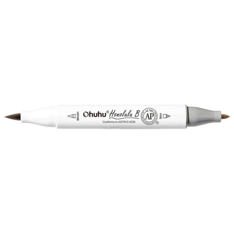 Ohuhu® Honolulu B Brush & Fine Dual Tip Marker
