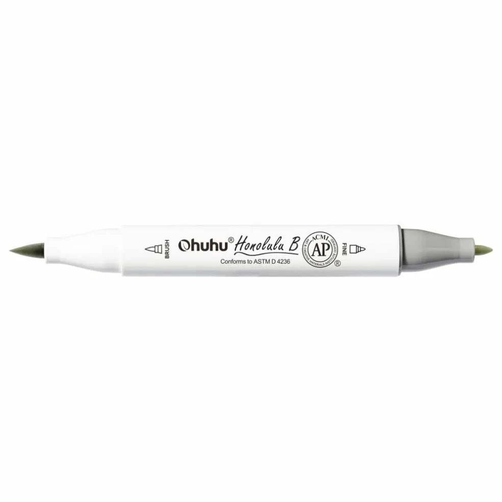 Ohuhu® Honolulu B Brush & Fine Dual Tip Marker