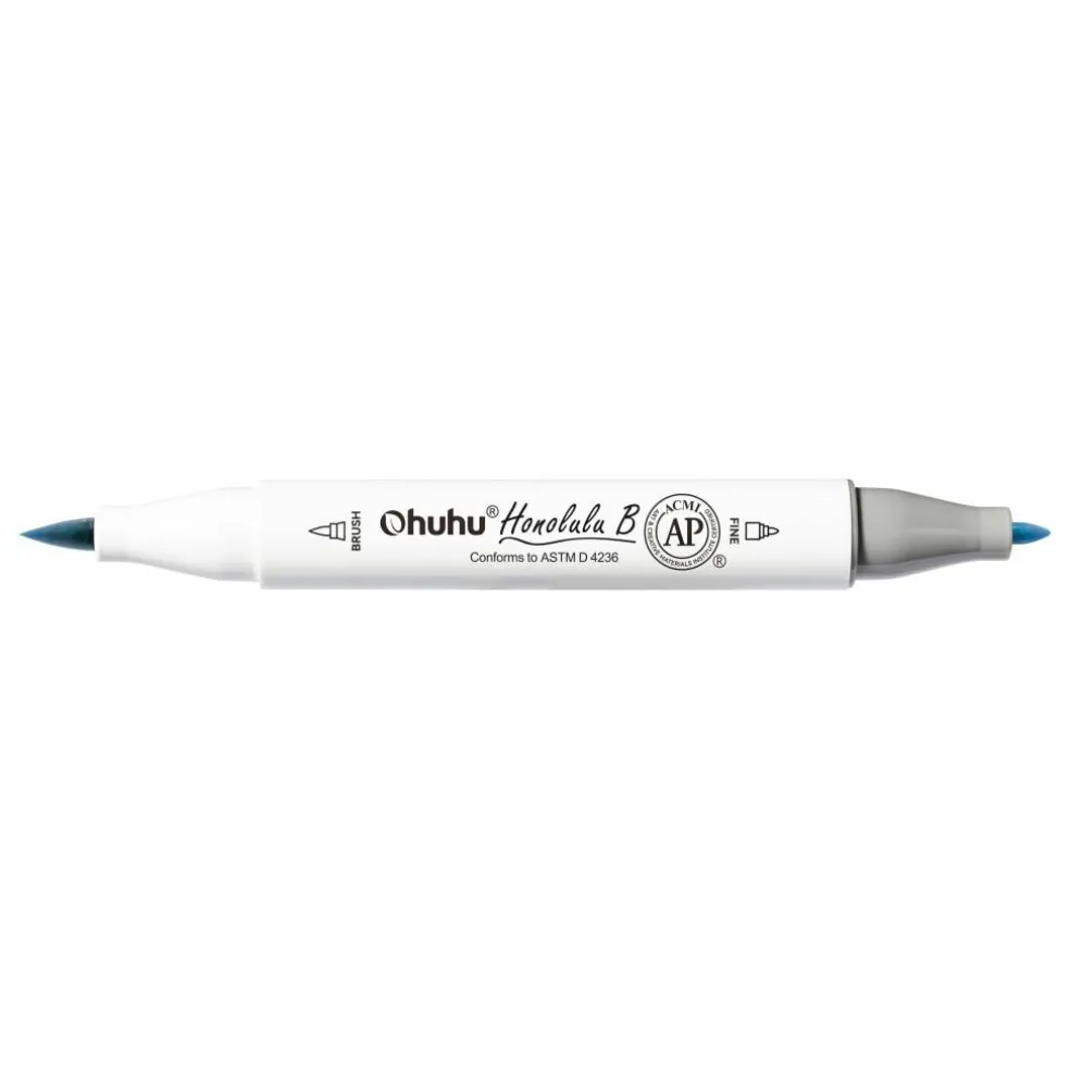 Ohuhu® Honolulu B Brush & Fine Dual Tip Marker
