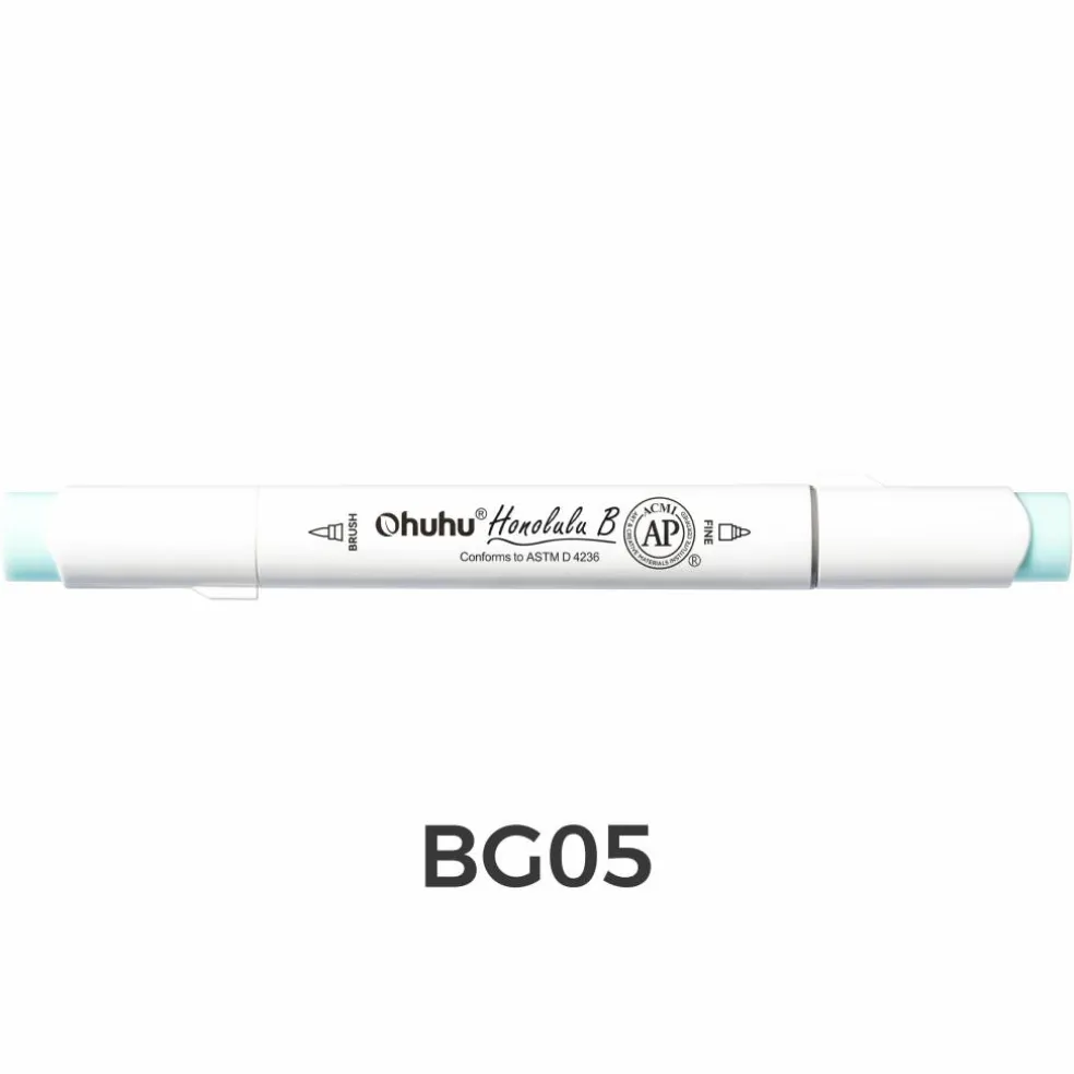 Ohuhu® Honolulu B Brush & Fine Dual Tip Marker