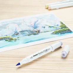 Ohuhu® Honolulu B Brush & Fine Dual Tip Marker