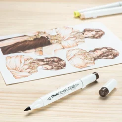 Ohuhu® Honolulu B Brush & Fine Dual Tip Marker