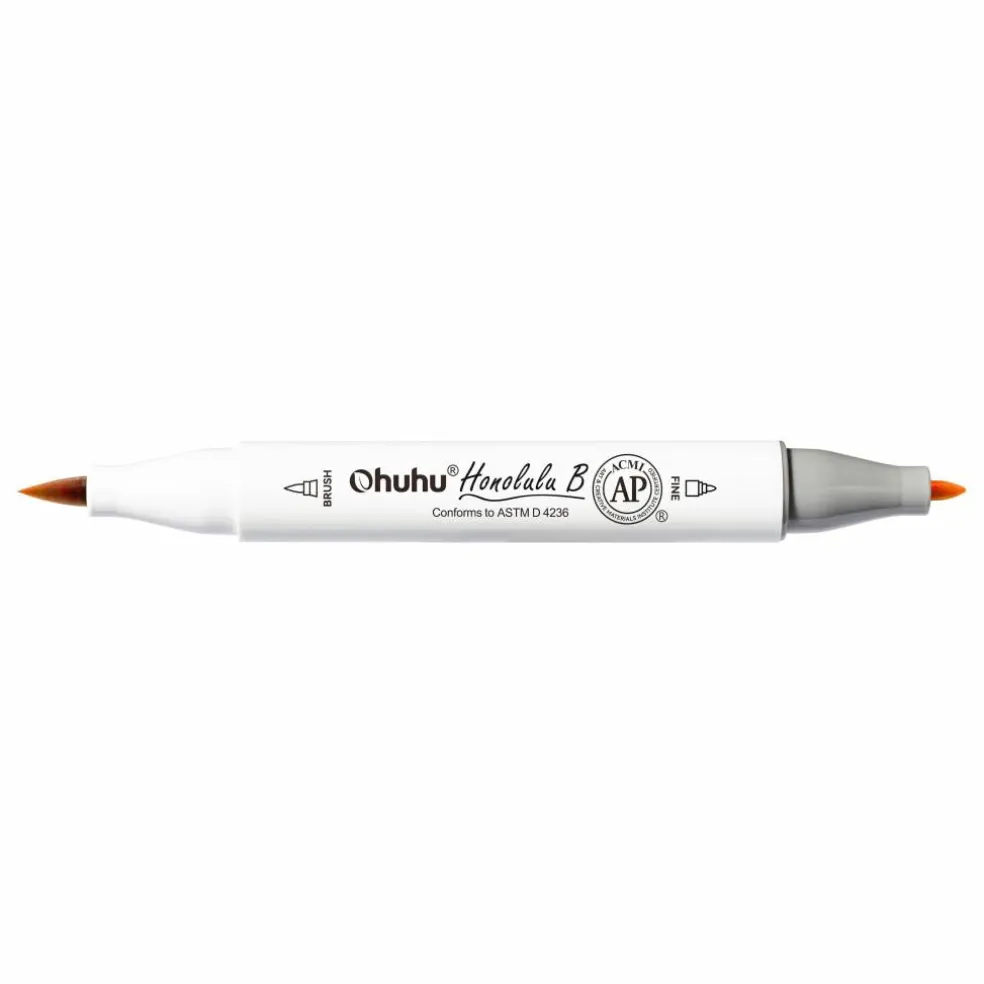 Ohuhu® Honolulu B Brush & Fine Dual Tip Marker