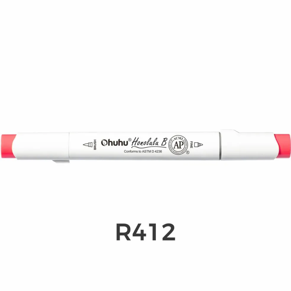 Ohuhu® Honolulu B Brush & Fine Dual Tip Marker