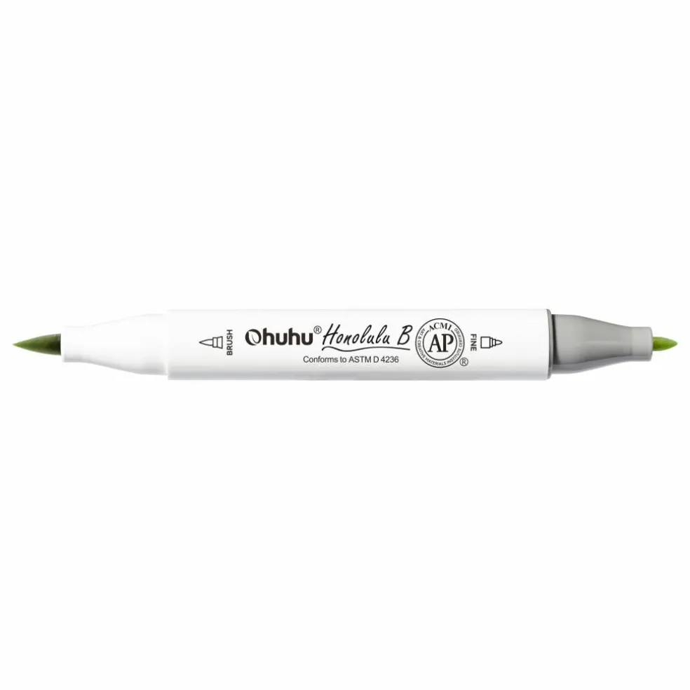Ohuhu® Honolulu B Brush & Fine Dual Tip Marker