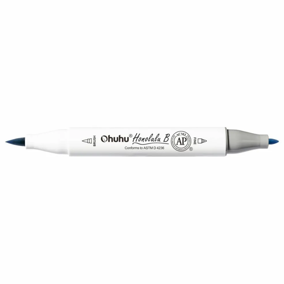 Ohuhu® Honolulu B Brush & Fine Dual Tip Marker