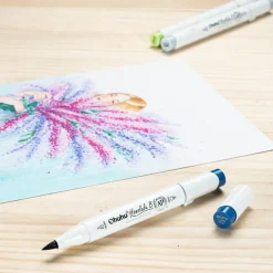 Ohuhu® Honolulu B Brush & Fine Dual Tip Marker