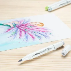 Ohuhu® Honolulu B Brush & Fine Dual Tip Marker