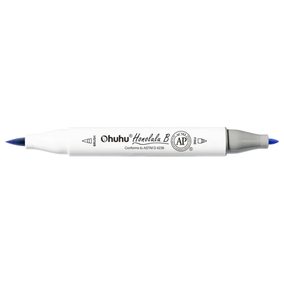 Ohuhu® Honolulu B Brush & Fine Dual Tip Marker