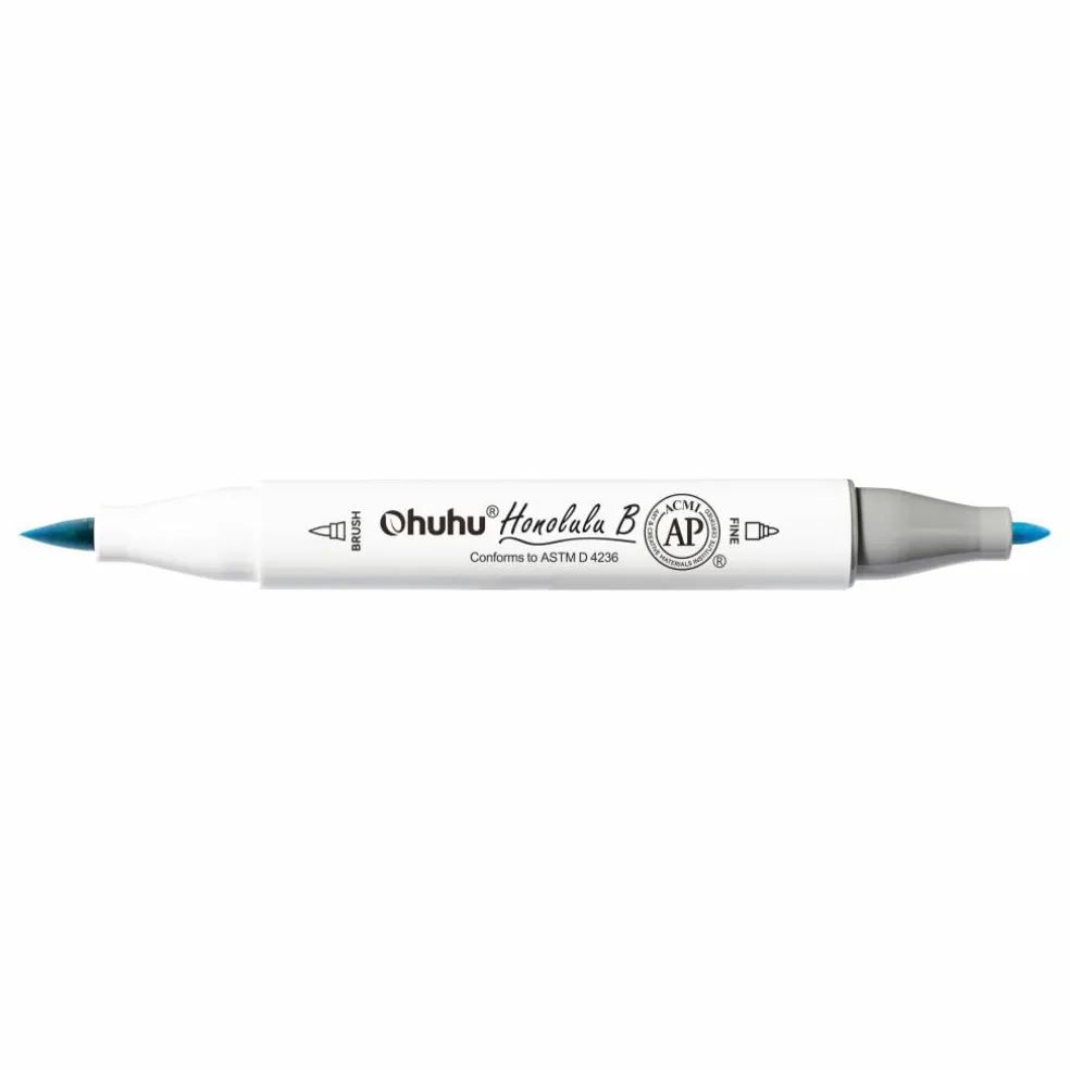 Ohuhu® Honolulu B Brush & Fine Dual Tip Marker