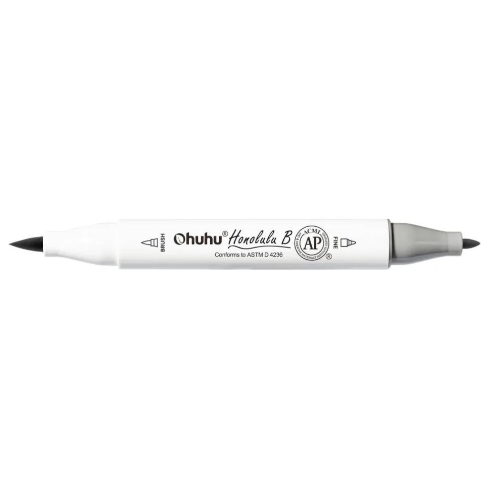 Ohuhu® Honolulu B Brush & Fine Dual Tip Marker