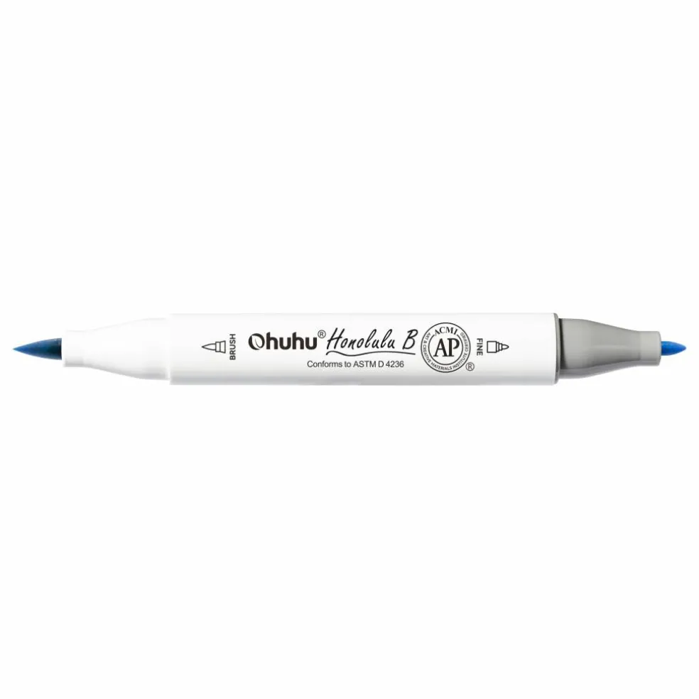 Ohuhu® Honolulu B Brush & Fine Dual Tip Marker