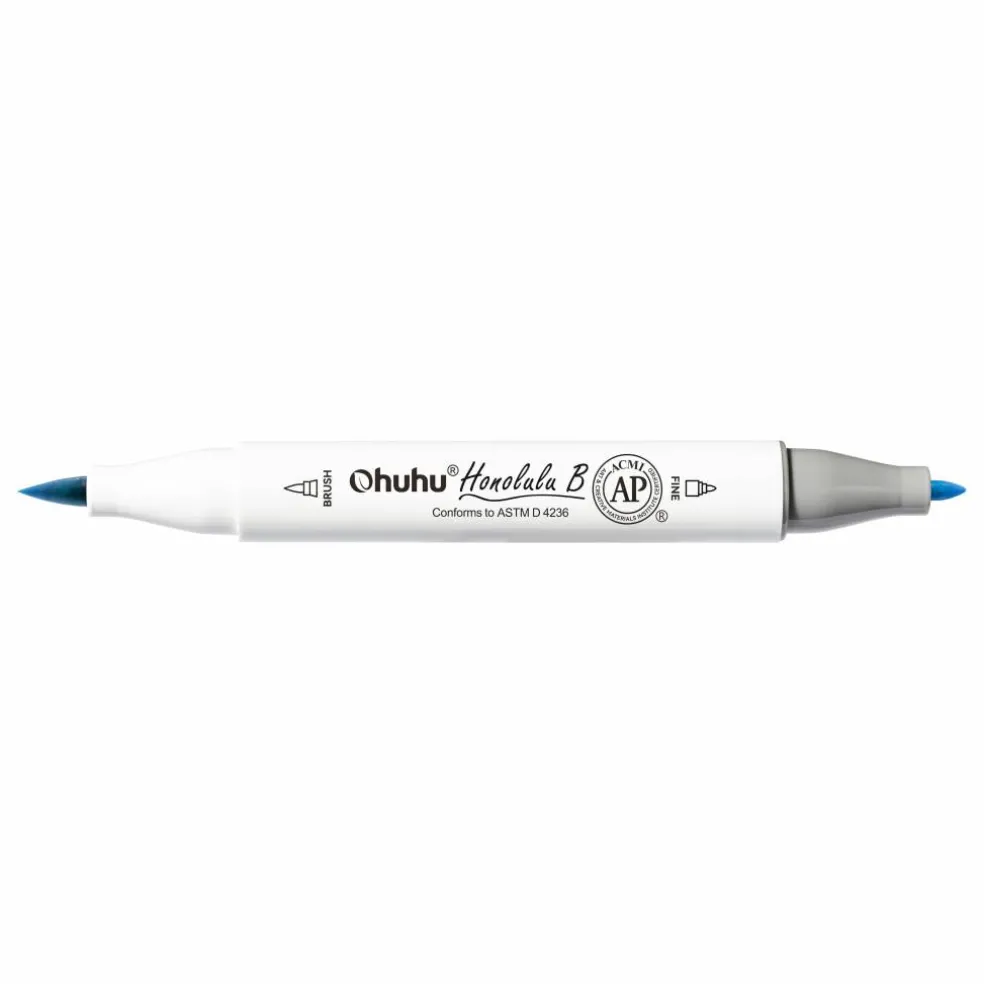Ohuhu® Honolulu B Brush & Fine Dual Tip Marker