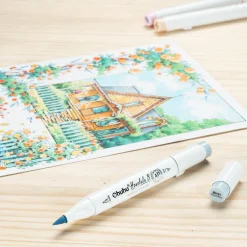 Ohuhu® Honolulu B Brush & Fine Dual Tip Marker