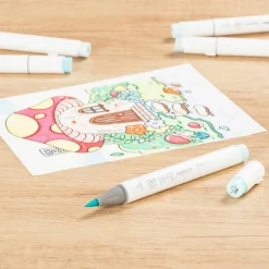 Ohuhu® Honolulu Brush & Chisel Dual Tip Marker