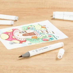 Ohuhu® Honolulu Brush & Chisel Dual Tip Marker