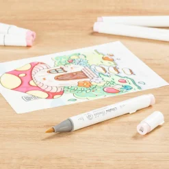 Ohuhu® Honolulu Brush & Chisel Dual Tip Marker