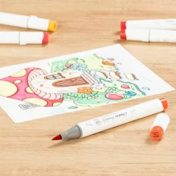 Ohuhu® Honolulu Brush & Chisel Dual Tip Marker