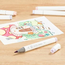 Ohuhu® Honolulu Brush & Chisel Dual Tip Marker