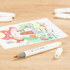 Ohuhu® Honolulu Brush & Chisel Dual Tip Marker