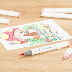 Ohuhu® Honolulu Brush & Chisel Dual Tip Marker
