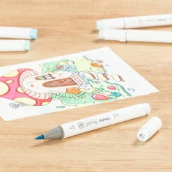 Ohuhu® Honolulu Brush & Chisel Dual Tip Marker