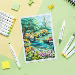 Ohuhu® Honolulu 120 Color Basic Alcohol Markers