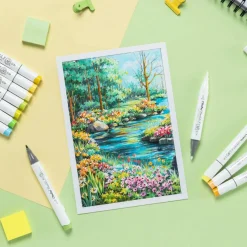Ohuhu® Honolulu Series B 200 Color Basic Alcohol Markers