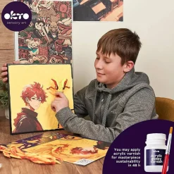 OKTO DIY 3D Creative Air Dry Clay 3D Painting set 