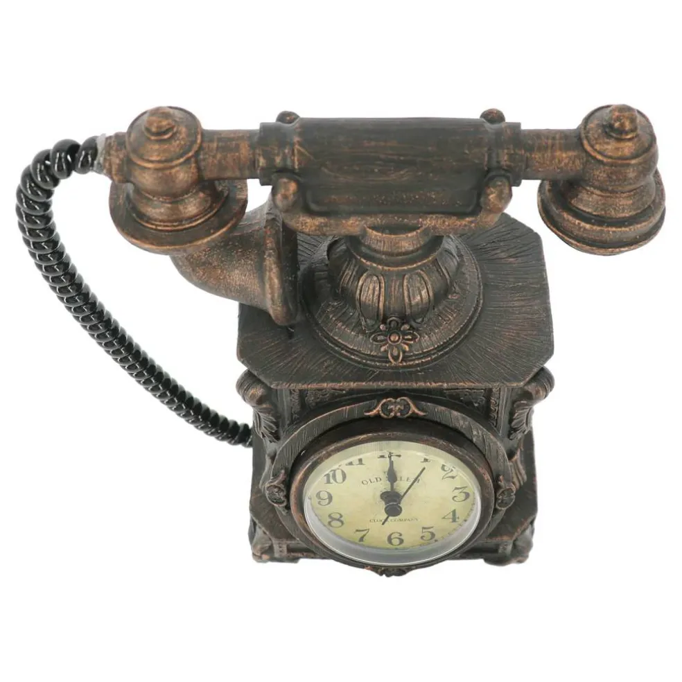 8" Old Salem Antique Clock Phone Tabletop Décor by Ashland®