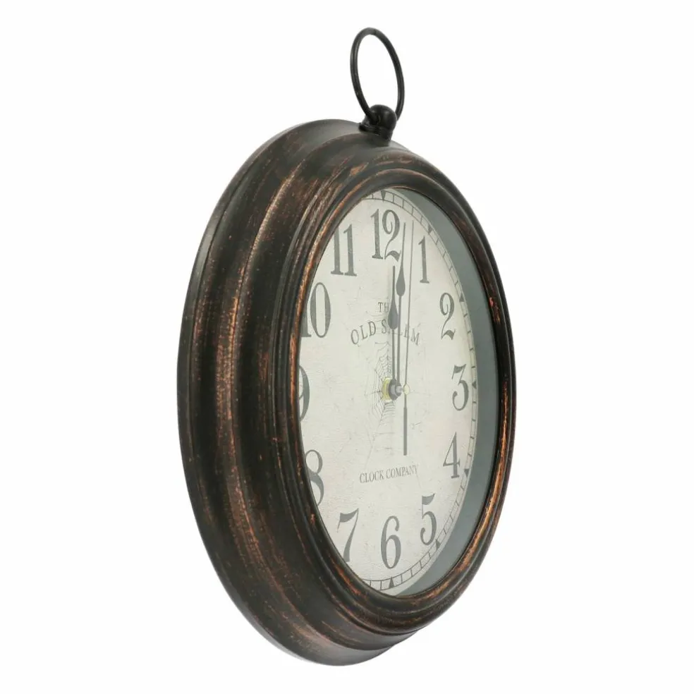 12.25" Old Salem Round Wall Clock in Antique Copper Frame by Ashland®
