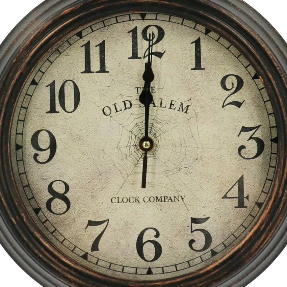 12.25" Old Salem Round Wall Clock in Antique Copper Frame by Ashland®