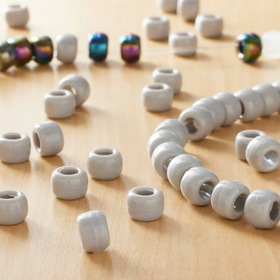 Opaque Pony Beads by Creatology™, 6mm x 9mm