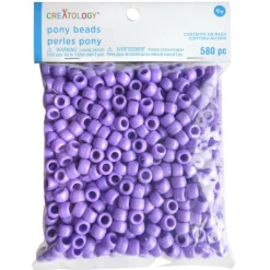 Opaque Pony Beads by Creatology™, 6mm x 9mm