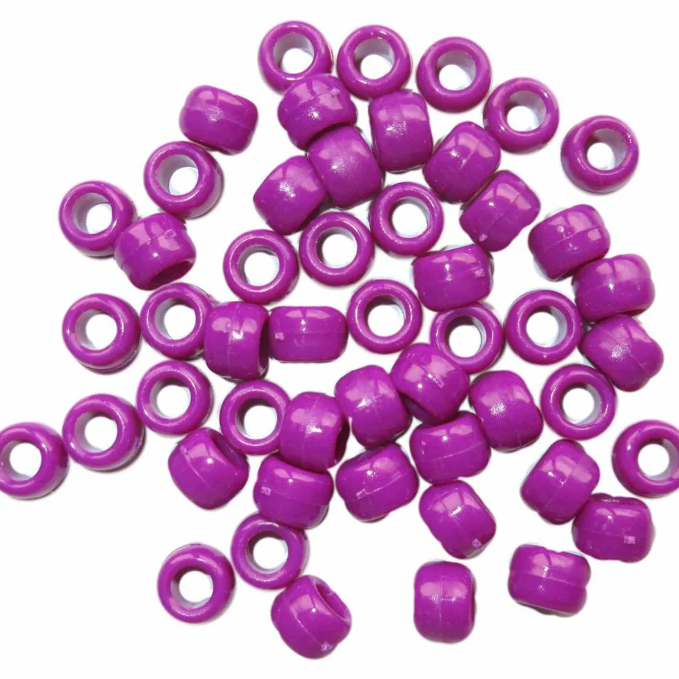 Opaque Pony Beads by Creatology™, 6mm x 9mm