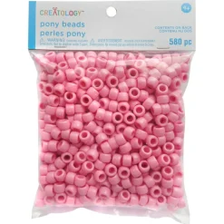 Opaque Pony Beads by Creatology™, 6mm x 9mm
