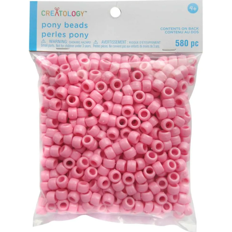 Opaque Pony Beads by Creatology™, 6mm x 9mm