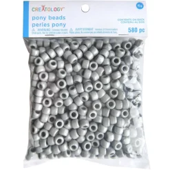 Opaque Pony Beads by Creatology™, 6mm x 9mm