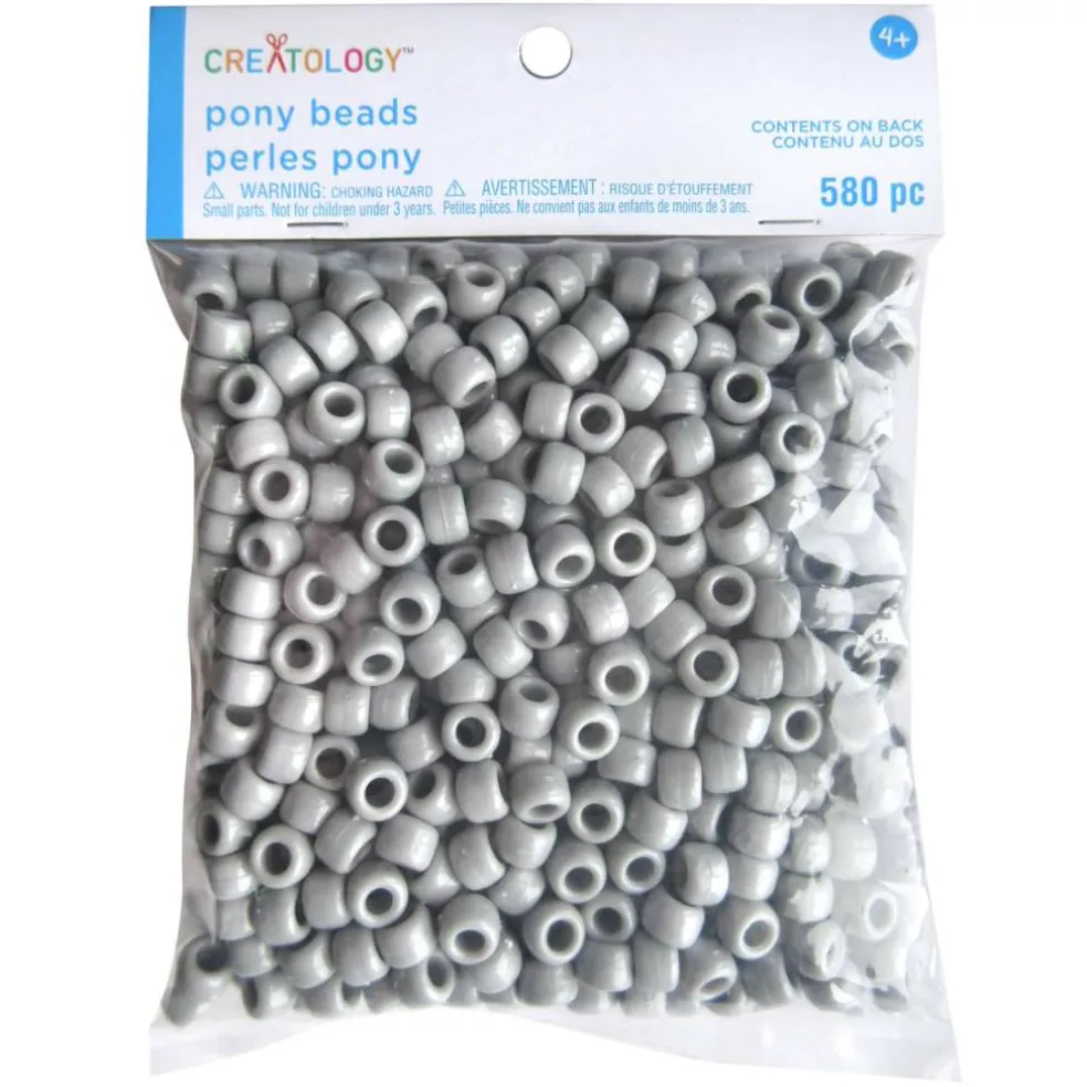 Opaque Pony Beads by Creatology™, 6mm x 9mm