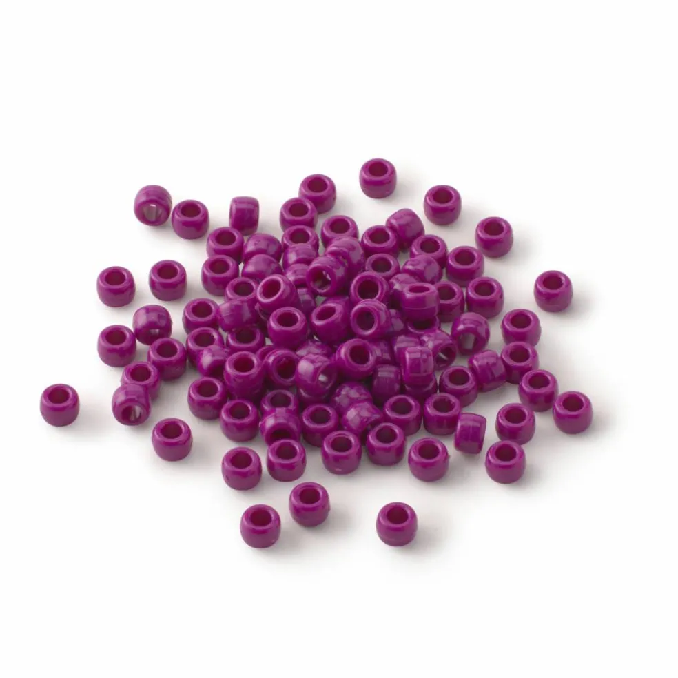 Opaque Pony Beads by Creatology™, 6mm x 9mm