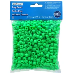 Opaque Pony Beads by Creatology™, 6mm x 9mm
