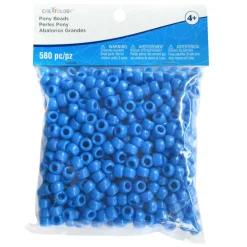 Opaque Pony Beads by Creatology™, 6mm x 9mm