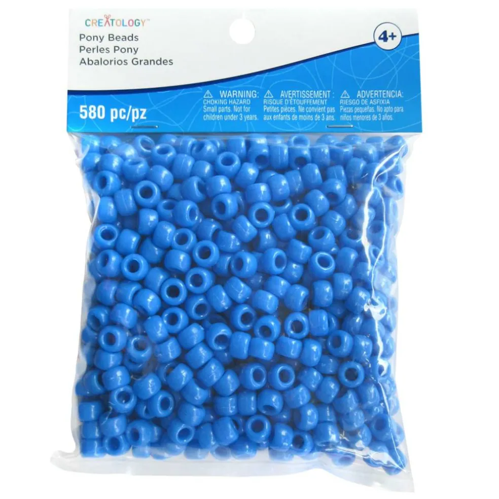 Opaque Pony Beads by Creatology™, 6mm x 9mm