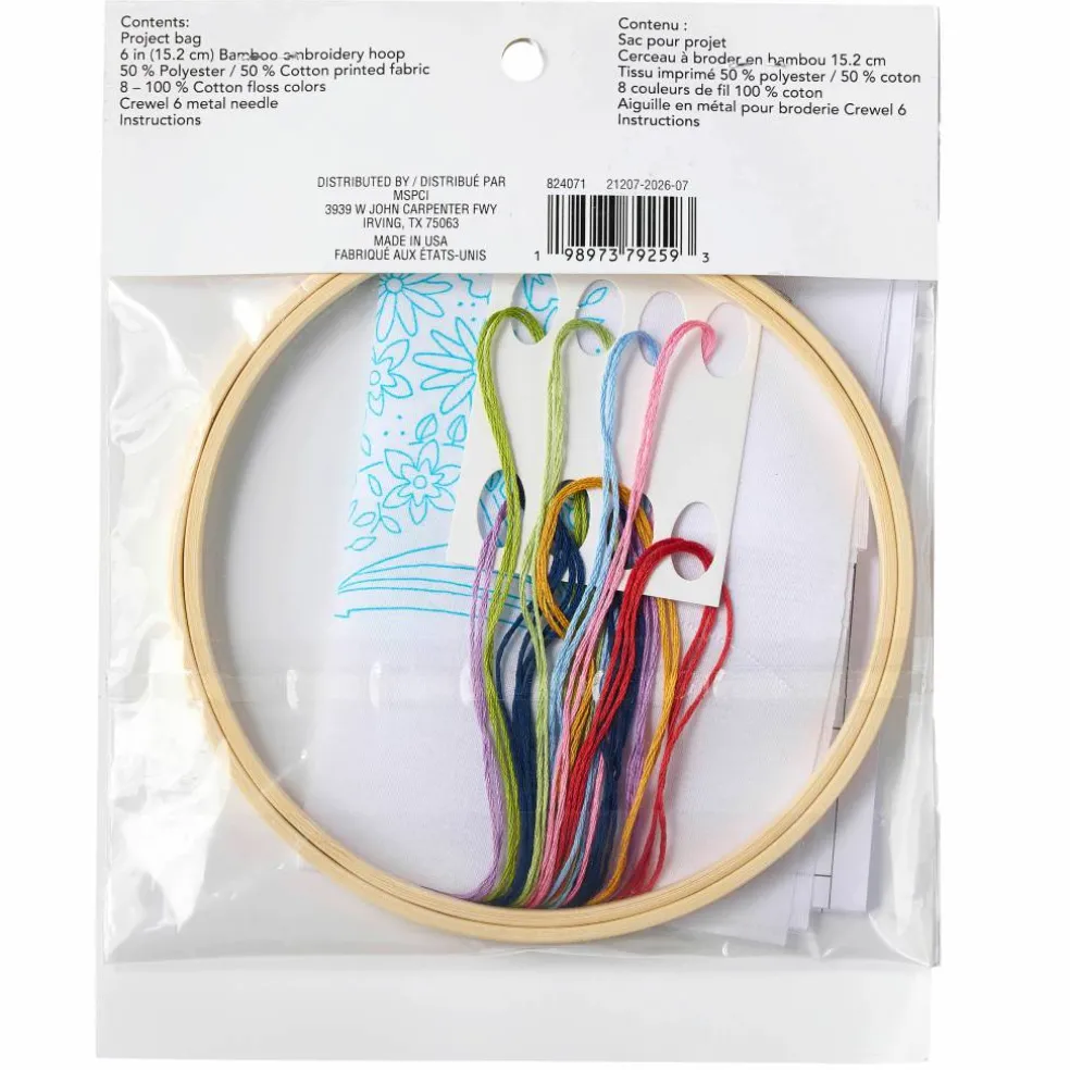 6" Open Book Embroidery Kit by Loops & Threads®