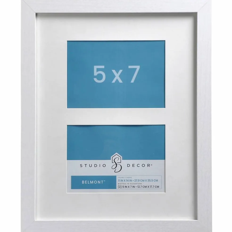 2 Opening 5" x 7" Belmont Frame by Studio Décor®