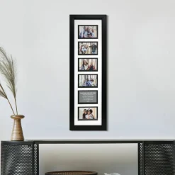 6 Opening 32.5" x 9" Collage Frame with Double Mat by Studio Décor®