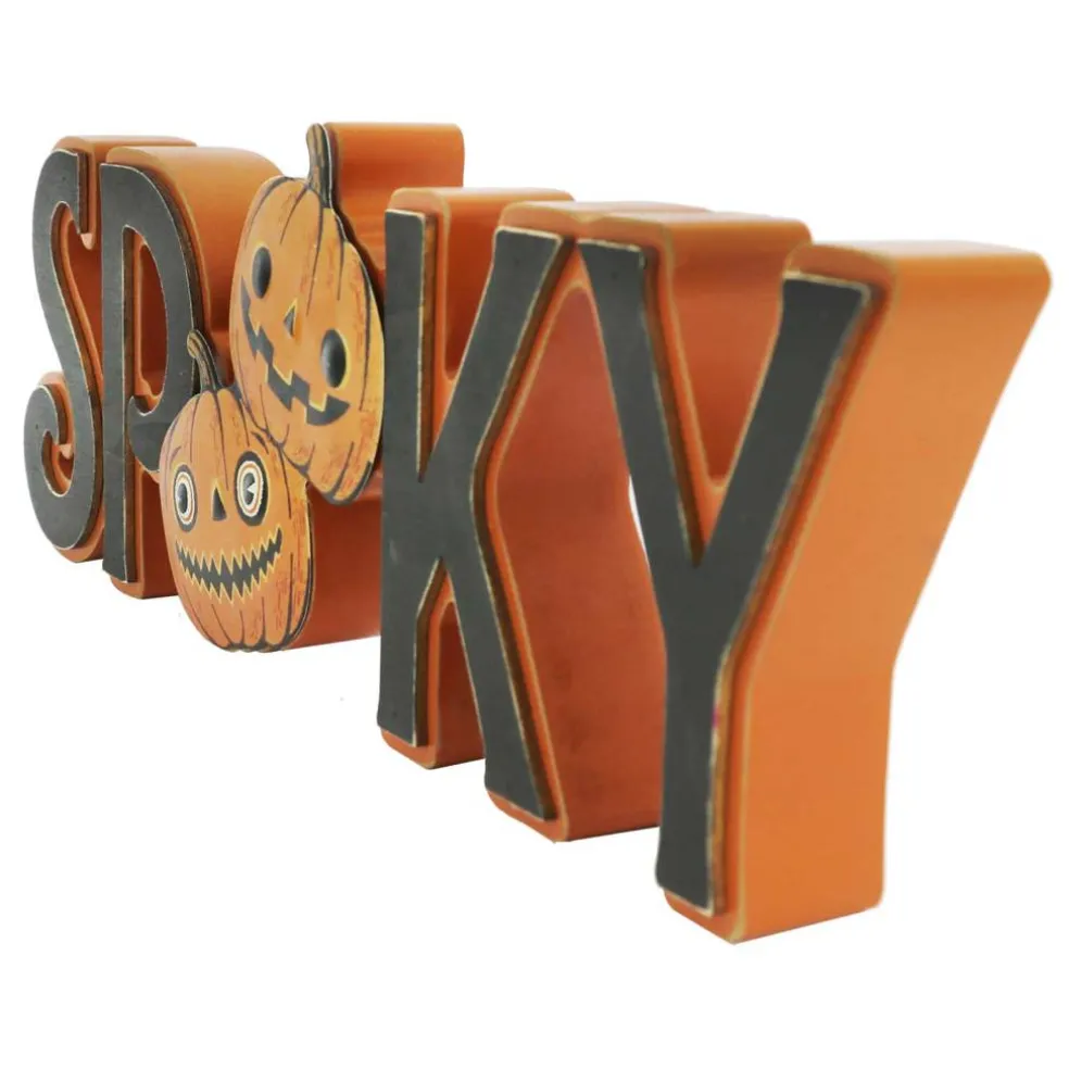 12" Orange & Black Spooky Tabletop Décor by Ashland®