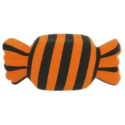 14" Orange & Black Wrapped Candy Paper Mache Tabletop Décor by Ashland®