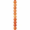 Orange Crackled Quartzite Round Beads, 8mm by Bead Landing™