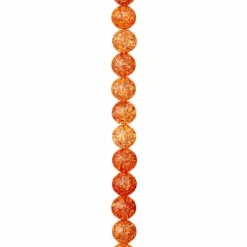 Orange Crackled Quartzite Round Beads, 8mm by Bead Landingâ„¢
